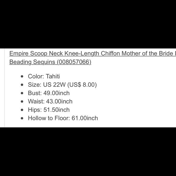 NBW Formal/Semi hand stitched Swarovski Crystals. - Picture 2 of 4